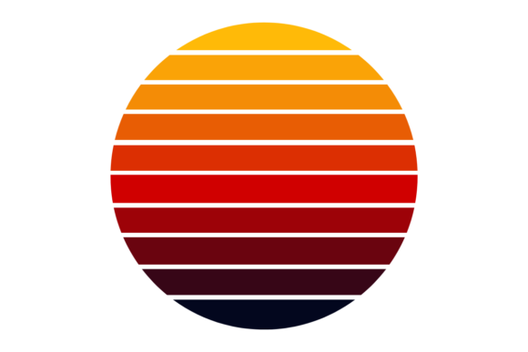 Retro Sunset - Full Circle