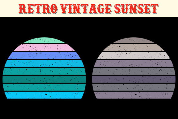 Retro Vintage Grunge Texture Circle