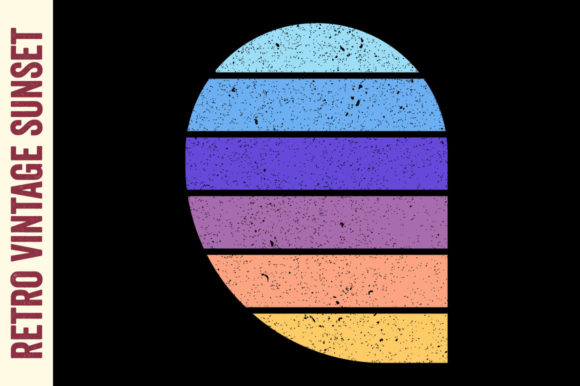 Vintage Retro Sunset Merch Designs